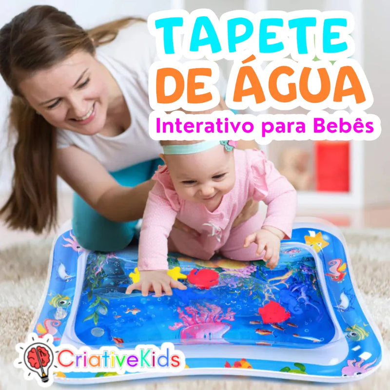 Tapete de Água Interativo para Bebês